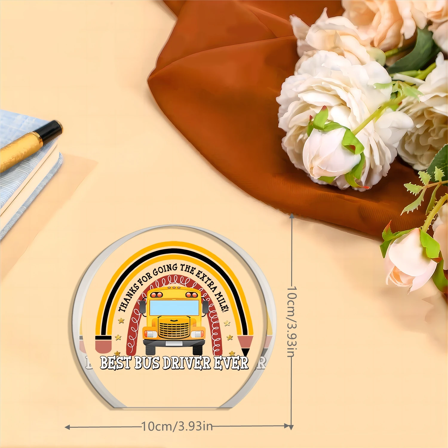 Cheerful Bus Driver Appreciation Plaque 3 Cheerful Bus Driver Appreciation Plaque - Image 3