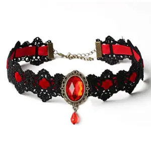 Gothic Victorian Black Lace Necklace 15 Sd3bb9a49de3c4587ac34f7bb219ec3d6L