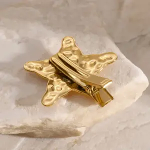 Stainless Steel Gold Starfish Hairpin 10 Sd3be93b506f8495b8fbd886afd44be24h