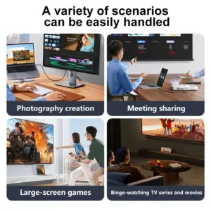 USB-C to DisplayPort 2.1 Cable 16K 40Gbps 2m 7 Sd3c1cb0c00b346638113247b57e7cff0I