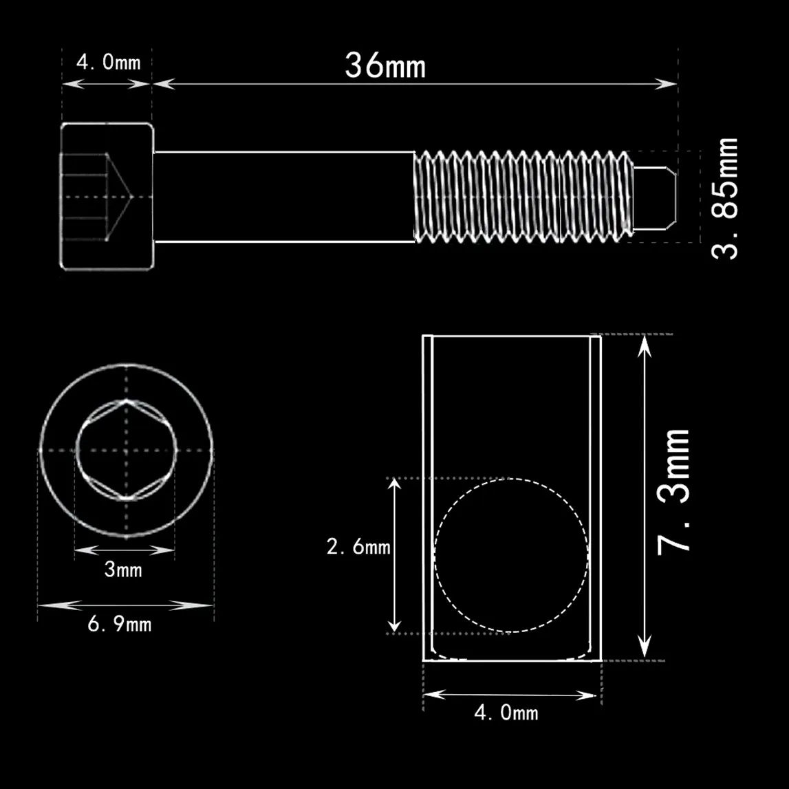 Titanium Floyd Rose Saddle Set for Floyd Rose/ Special 2 Titanium Floyd Rose Saddle Set for Floyd Rose/ Special - Image 2