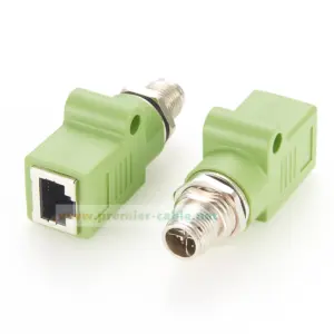 Industrial Ethernet Adapter Converter with M12 X-Coded 11 Sd3c9b95be3cc4f32bd293f14d2da0106C