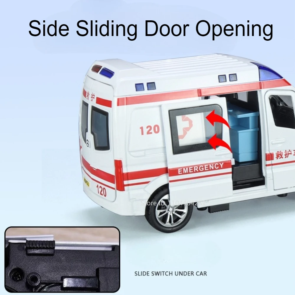 1:32 Scale Diecast Ambulance Model 5 1:32 Scale Diecast Ambulance Model - Image 5