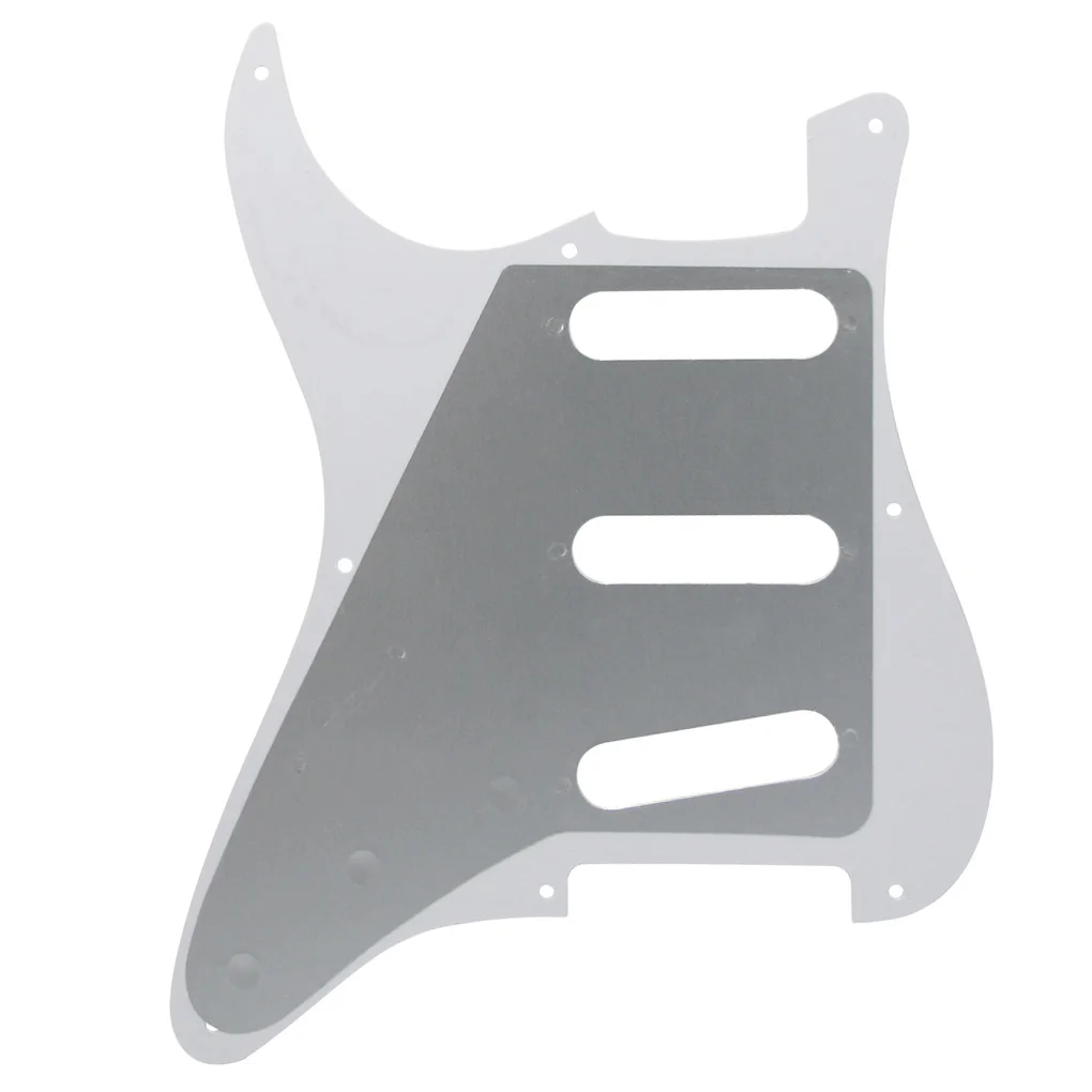 White Pearl Pickguard for Stratocaster 6 White Pearl Pickguard for Stratocaster - Image 6