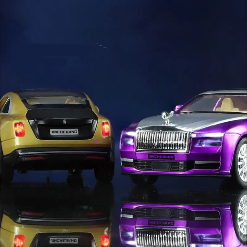 Gold Mini Auto Model 1:32 Scale with Sound & Lights 5 Gold Mini Auto Model 1:32 Scale with Sound & Lights - Image 5