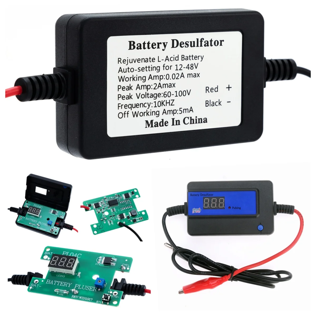 Smart 2A Lead Acid Battery Desulfator for 12-48V 6 Smart 2A Lead Acid Battery Desulfator for 12-48V - Image 6