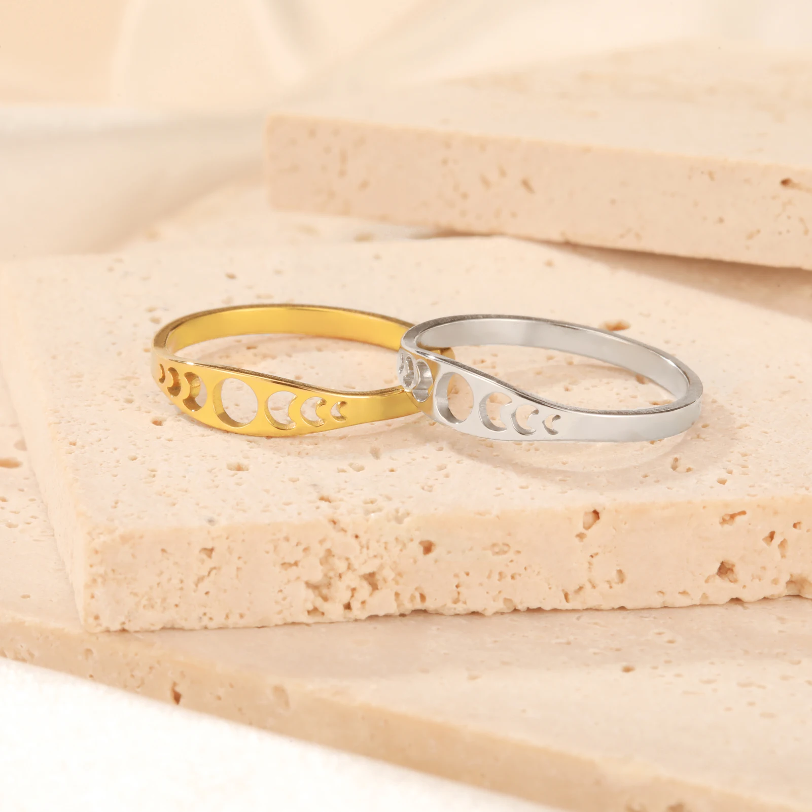 Celestial Moon Phase Ring for Women 3 Celestial Moon Phase Ring for Women - Image 3