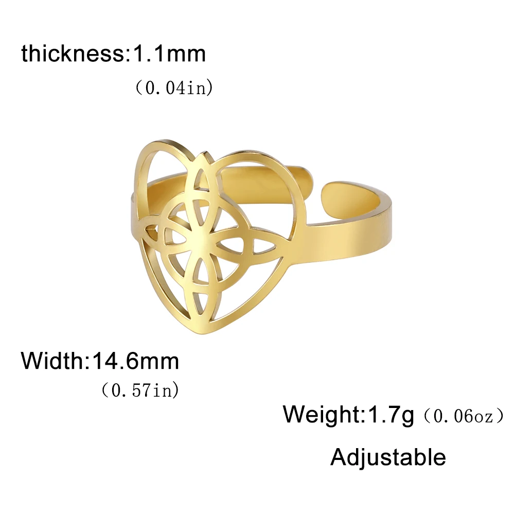 Elegant Adjustable Witch Knot Ring for Women 8 Elegant Adjustable Witch Knot Ring for Women - Image 8