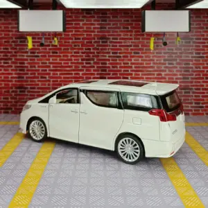 1:24 ALPHARD Diecast Model Car with Lights 12 Sd41f4d90bf464d26ab79972a4d2aa55aE