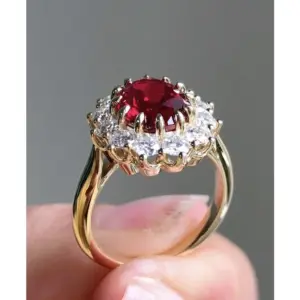 Elegant Red Cubic Zirconia Ring for Women 6 Sd44151cf0cdf48dfb3defb66e505a030x