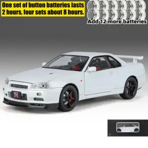 Nissan GTR R34 Skyline 1:18 Diecast Model 18 Sd444ce6de2bd41488c02396ea83b08a6l