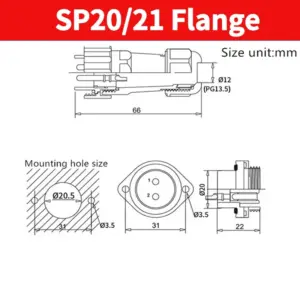 Waterproof Connector IP68 for Industrial Use 11 Sd459241b0e7643019caef01d6ed570796
