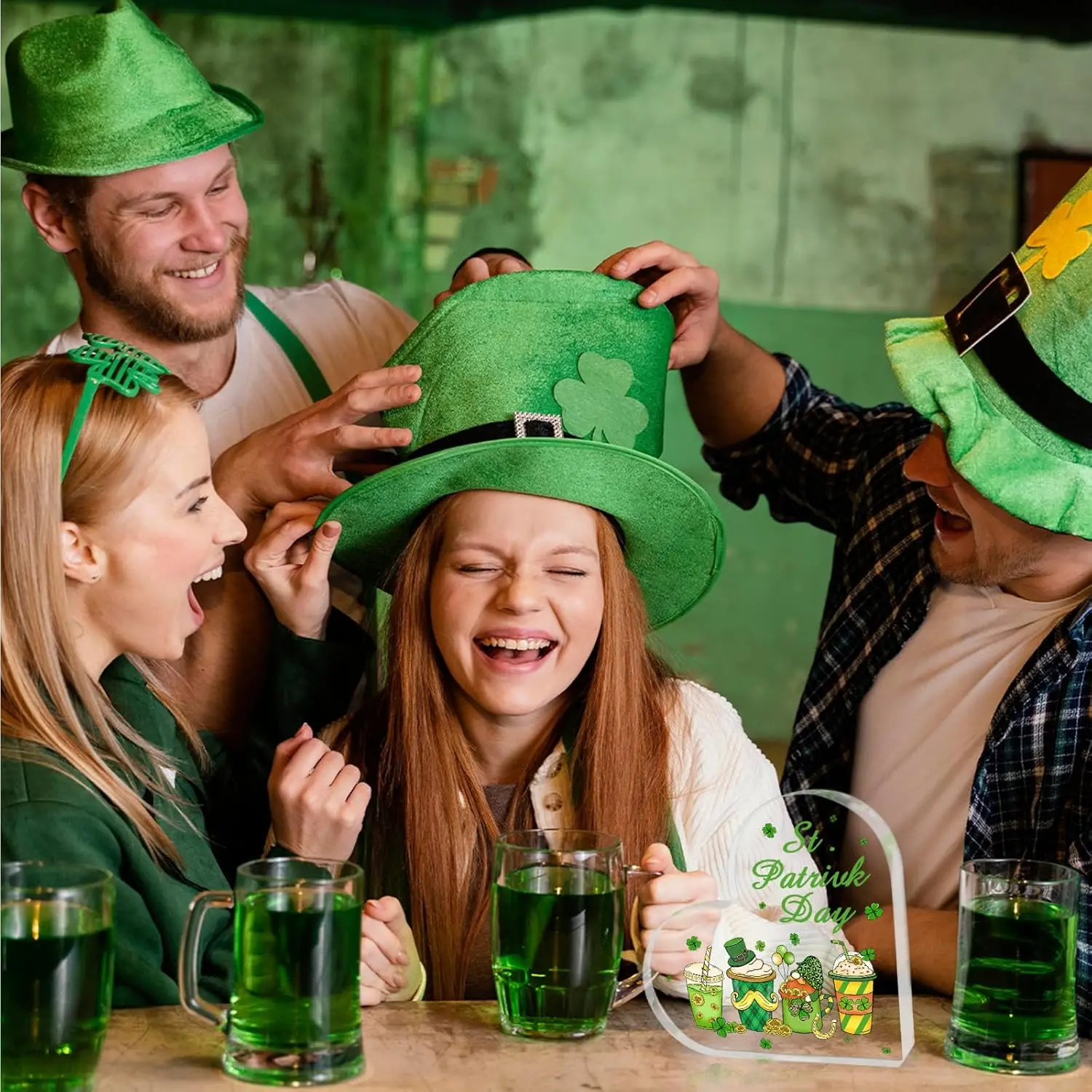 Vibrant Heart-Shaped St. Patrick’s Day Decor 5 Vibrant Heart-Shaped St. Patrick’s Day Decor - Image 5