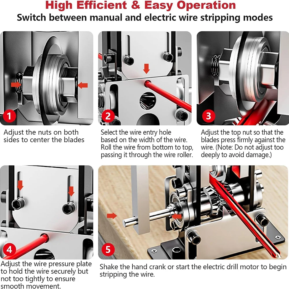 Heavy-Duty Black Wire Stripper HW276 4 Heavy-Duty Black Wire Stripper HW276 - Image 4