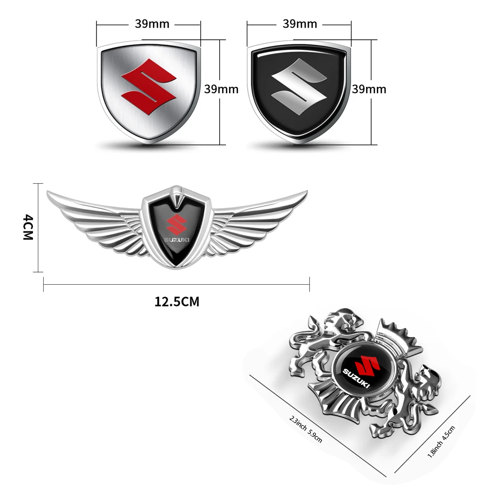 Suzuki Metal Badge Alloy Emblem for Vehicles 2 Suzuki Metal Badge Alloy Emblem for Vehicles - Image 2