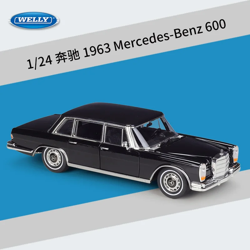 Mercedes Benz 1963 600 1:24 Scale Diecast Model 1 Mercedes Benz 1963 600 1:24 Scale Diecast Model