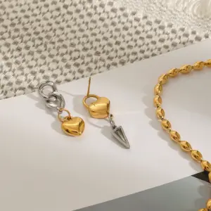 Stylish Unisex Stainless Steel Earrings Set 12 Sd496b92aebd04ff7b6cb38b3edf33775Z