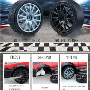 Vibrant Blue 1/24 Scale RC Racing Car 15 Sd498cde1fc9a486d81334498e43c4d421