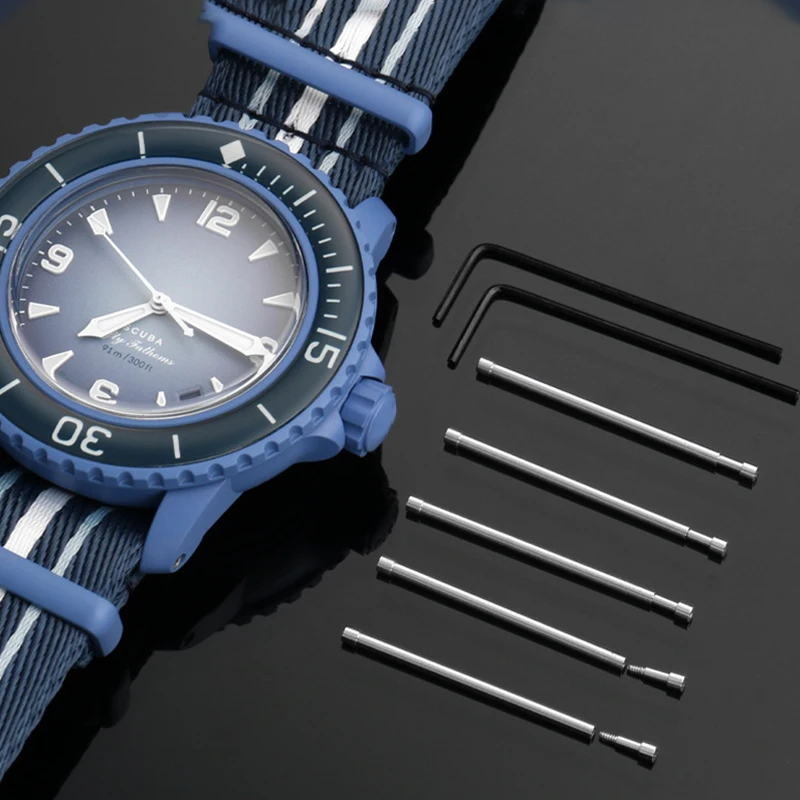 Stainless Steel Screw Pins for Blancpain Fifty Fathoms 2 Stainless Steel Screw Pins for Blancpain Fifty Fathoms - Image 2