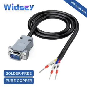 Durable DB9 Serial Port Connector for Industrial Use