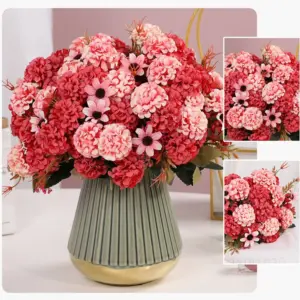 Artificial Hydrangea Bouquet for Indoor Decor 11 Sd4deb2faa971463aa6fa56ea66585907H