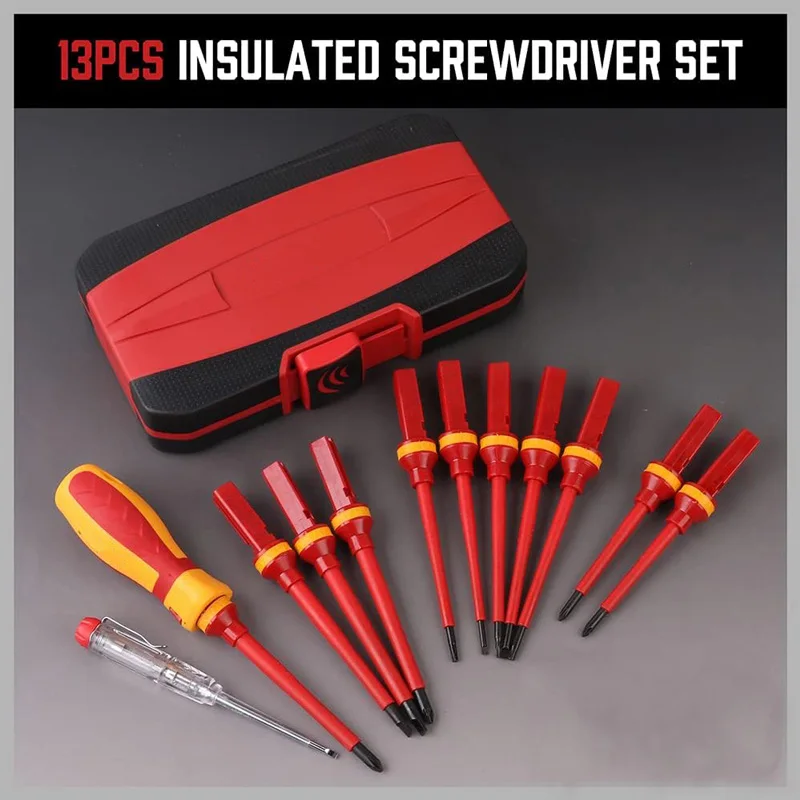 Insulated Electrical Screwdriver Set, 13-Piece 4 Insulated Electrical Screwdriver Set, 13-Piece - Image 4