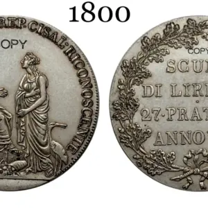 Italian States 1800 Silver Replica Coin 17 Sd502f0111f724d2c986b8952cf8d384eQ