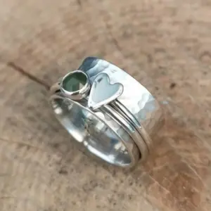 Silver Heart Cocktail Ring for Women 6 Sd5039120f1394a28ac9ce121cbcefee4V