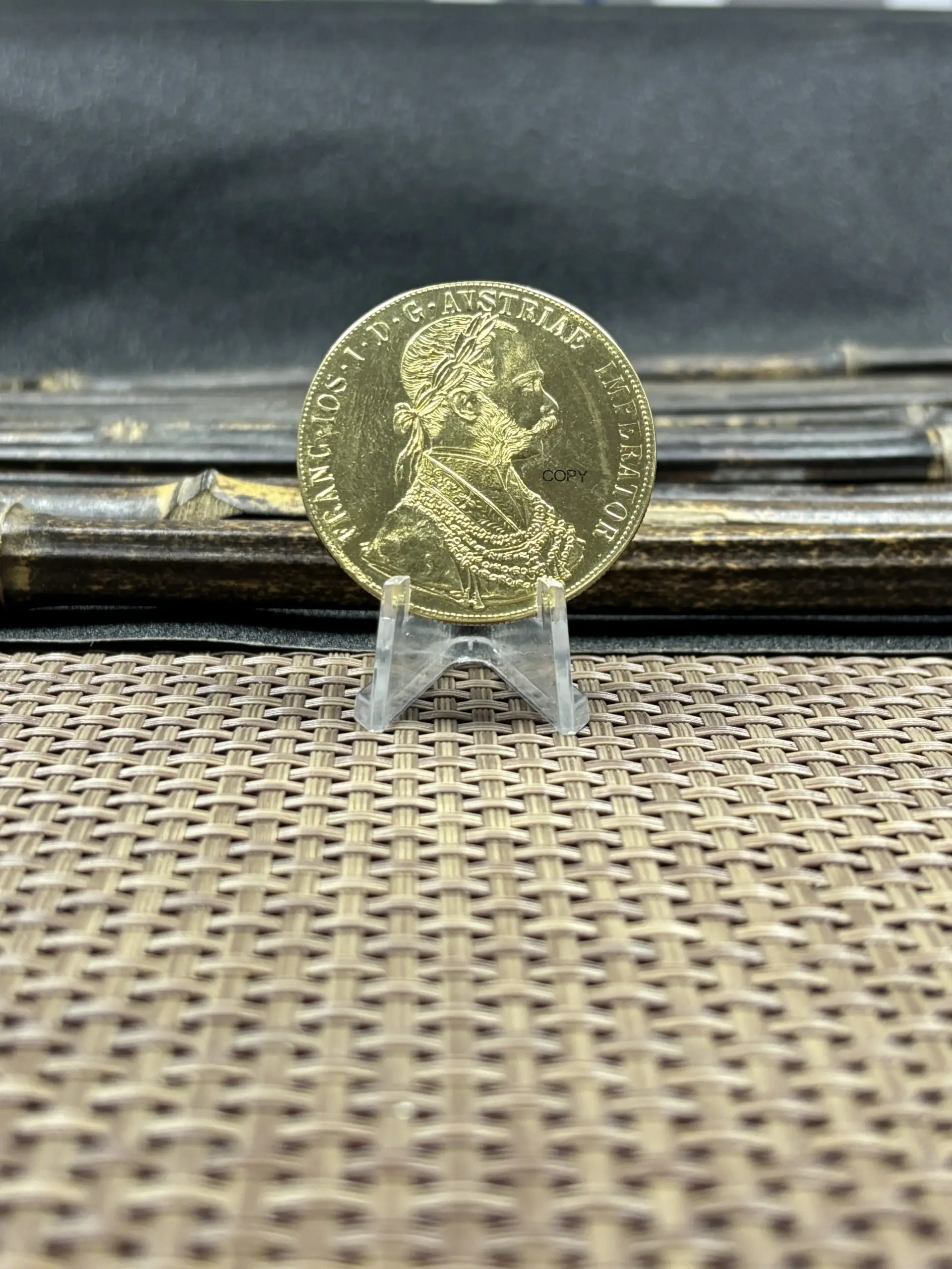 1875 Austrian Coin Replica with High-Relief Detailing 4 1875 Austrian Coin Replica with High-Relief Detailing - Image 4