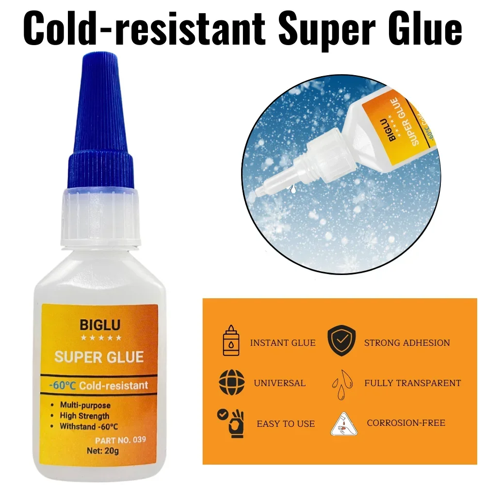 Cold-Resistant Super Glue 17ml for DIY & Repairs 2 Cold-Resistant Super Glue 17ml for DIY & Repairs - Image 2