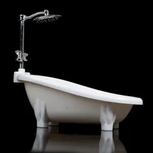 Miniature Dollhouse White Bathtub 16cm 13 Sd51971f407f045abb047ea697380d7e30