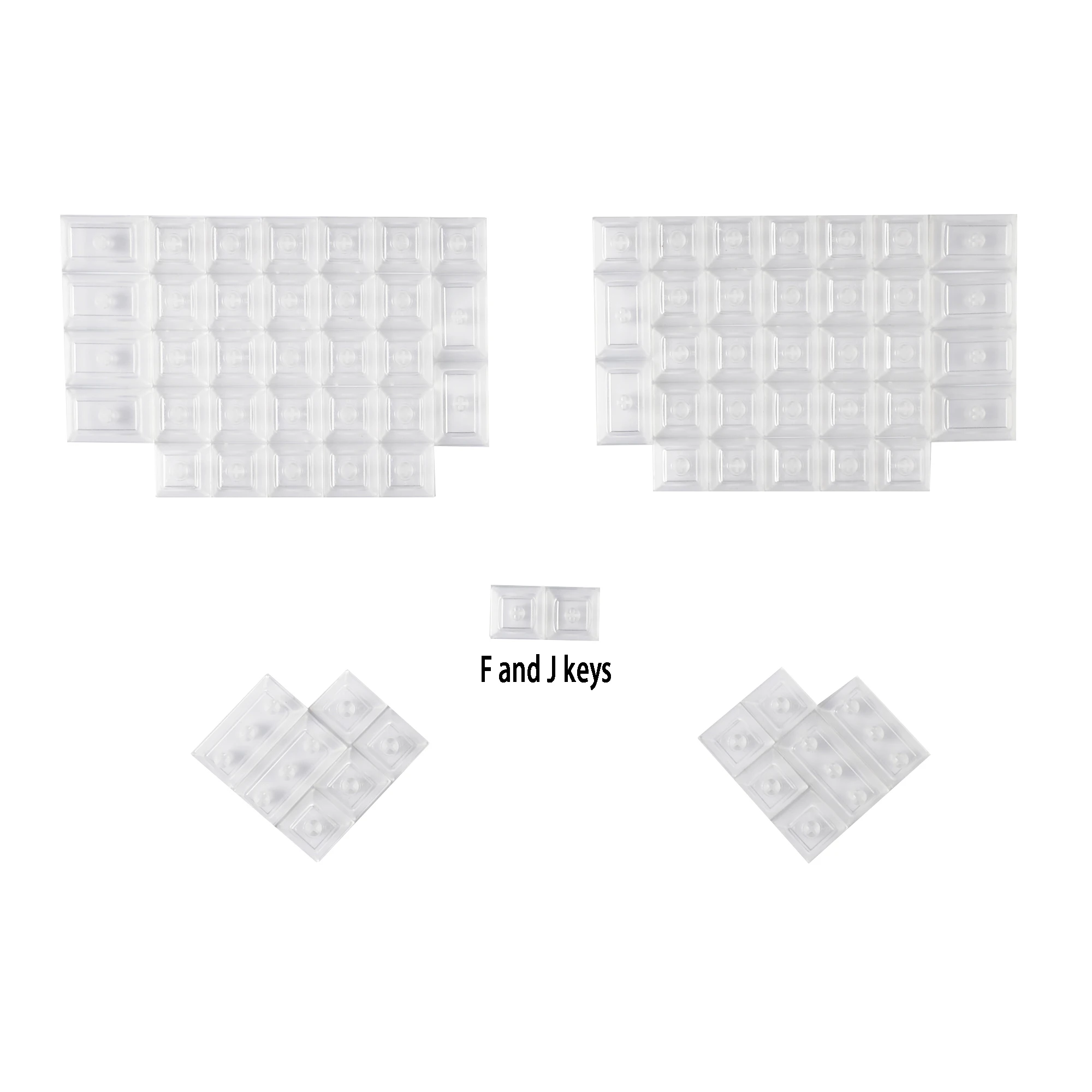Transparent ABS Keycap Set for Custom Keyboards 8 Transparent ABS Keycap Set for Custom Keyboards - Image 8