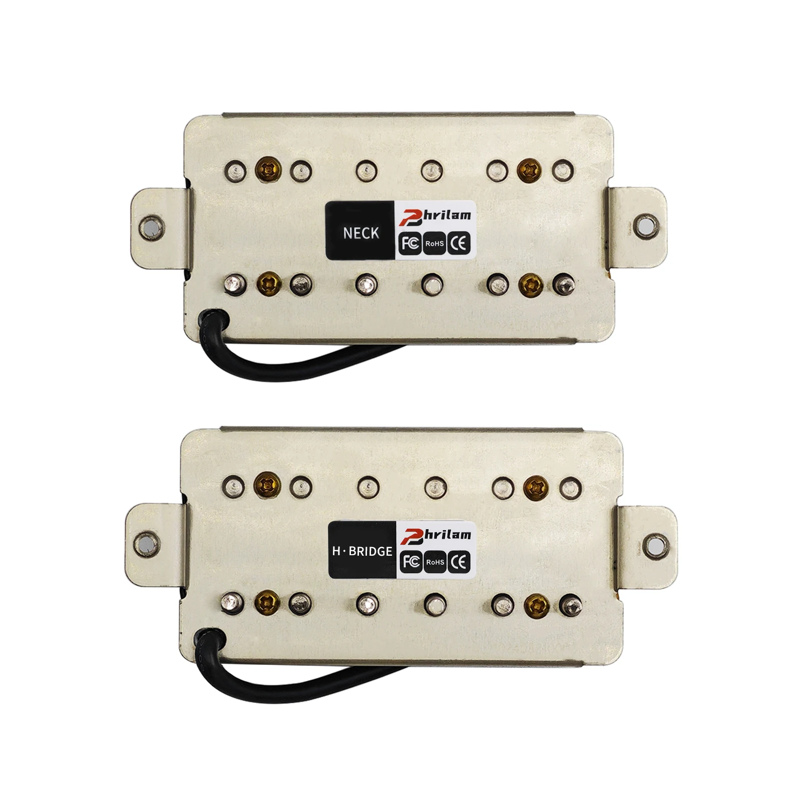 Modern Humbucker Pickup Set for Electric Guitars 2 Modern Humbucker Pickup Set for Electric Guitars - Image 2