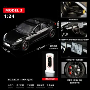 1:24 Scale Model 3 Electric Car Collector Miniature 15 Sd541000cf44a4e39bf73b310dab7c18eN