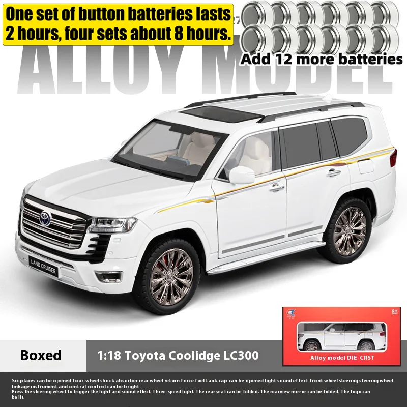 1:18 Scale Toyota Land Cruiser LC300 Model 8 1:18 Scale Toyota Land Cruiser LC300 Model - Image 8