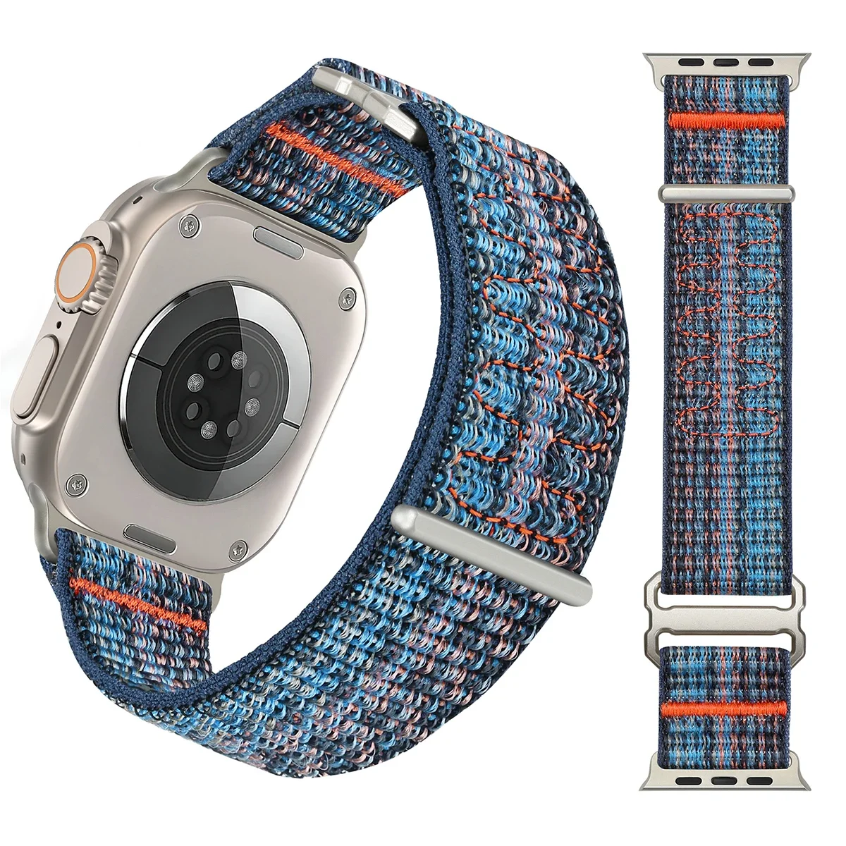 Nylon Sport Strap for Apple Watch Series 1-11 10 Nylon Sport Strap for Apple Watch Series 1-11 - Image 10