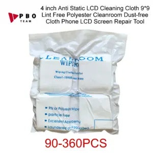 Anti-Static LCD Screen Cleaning Cloths Set (90-360 pcs)