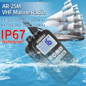 ABBREE AR-25M Marine Radio Transceiver 8 Sd59e462b1ce74ac380537185d66556c7H
