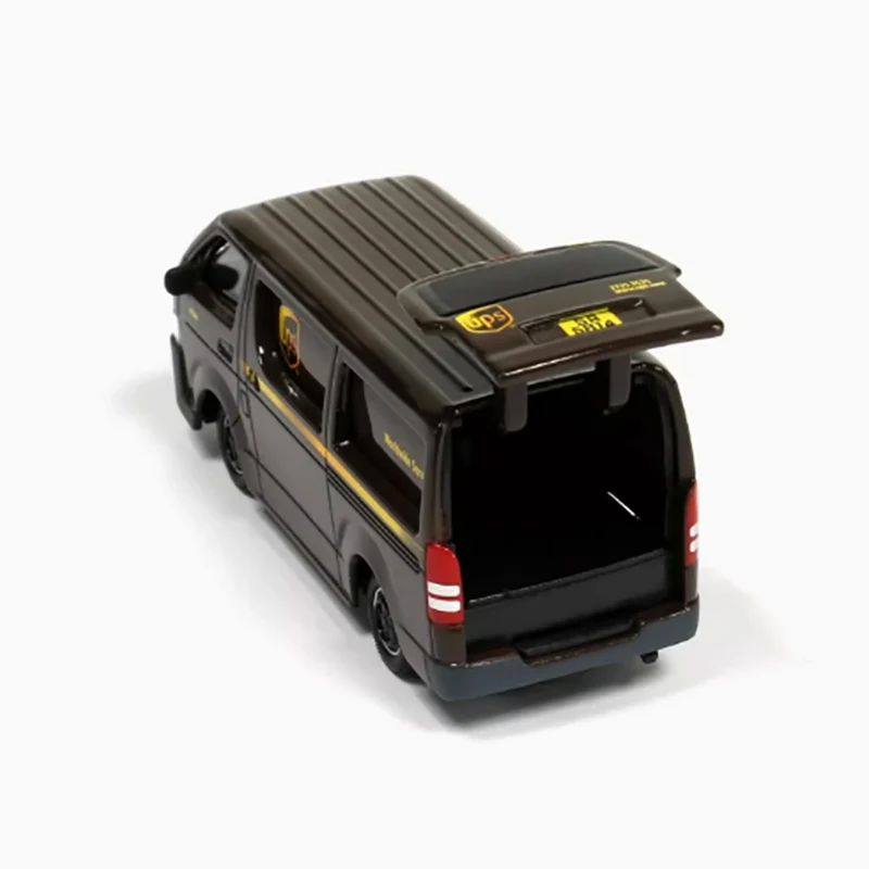 Black Hiace Alloy Van Model 1/64 Scale 4 Black Hiace Alloy Van Model 1/64 Scale - Image 4