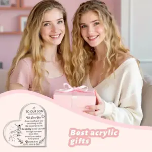 Heart-Shaped Acrylic Plaque for Son 8 Sd5bbd9e5e4bc47daa050f3b9cbe3870de