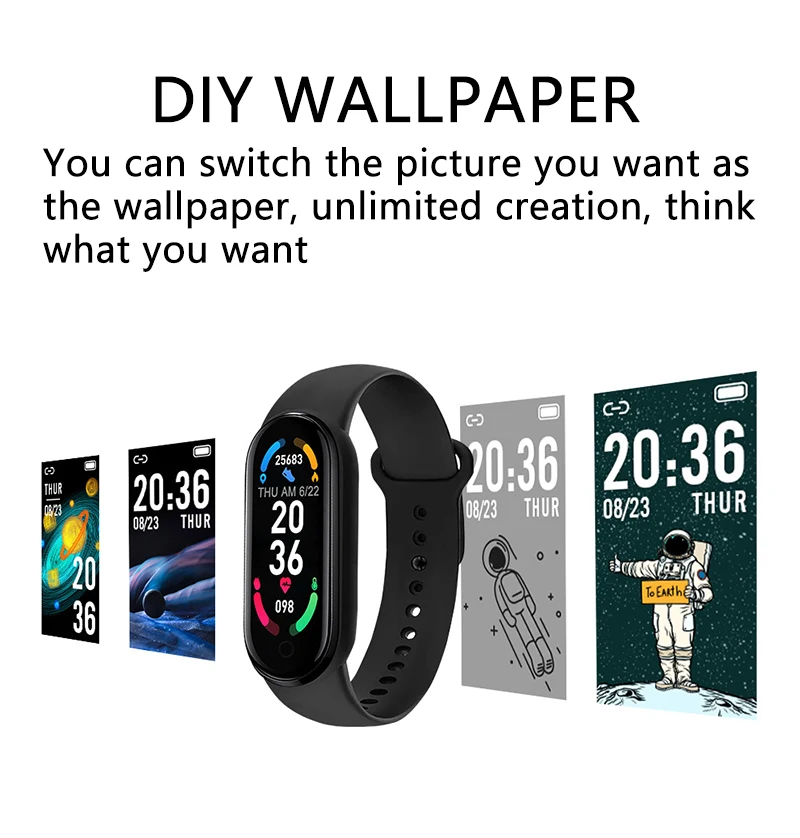 NoName M6 Smartwatch Model with Vibrant Display 4 NoName M6 Smartwatch Model with Vibrant Display - Image 4