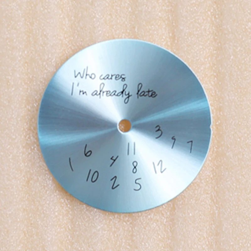 28.5mm Minimalist Watch Dial for Custom Builds 10 28.5mm Minimalist Watch Dial for Custom Builds - Image 10