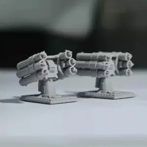 Resin RBU-1000 Anti-Submarine Rocket Set