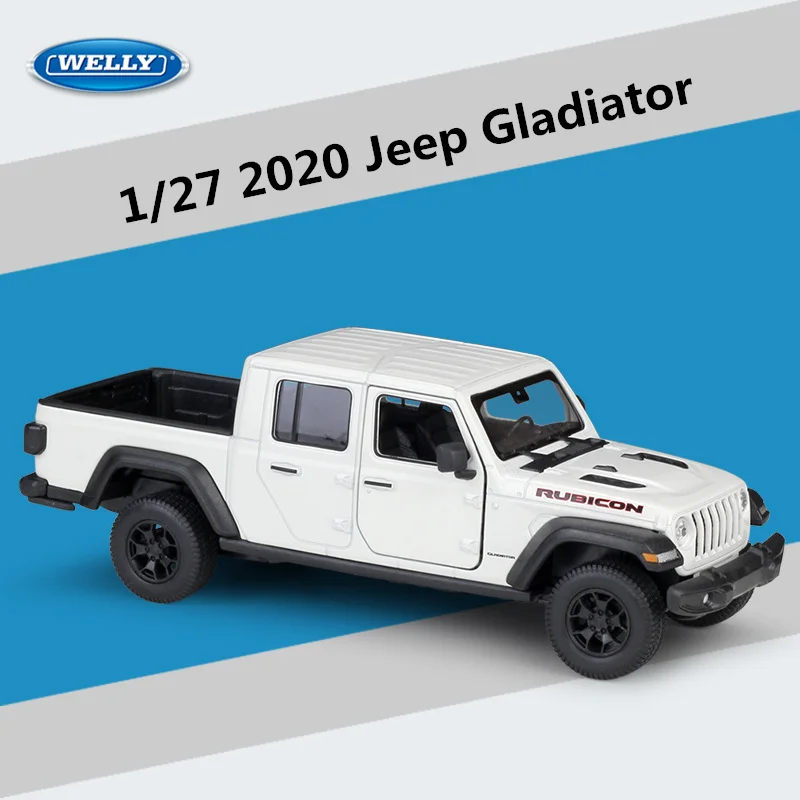 White 1:27 Scale Jeep Wrangler Rubicon Diecast Model 9 White 1:27 Scale Jeep Wrangler Rubicon Diecast Model - Image 9
