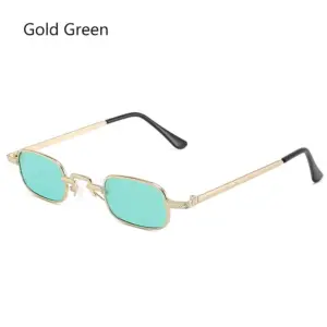 Retro Metal Frame Sunglasses with UV Protection 18 Sd5f7deba45b6409c8550647a1bef43c5g