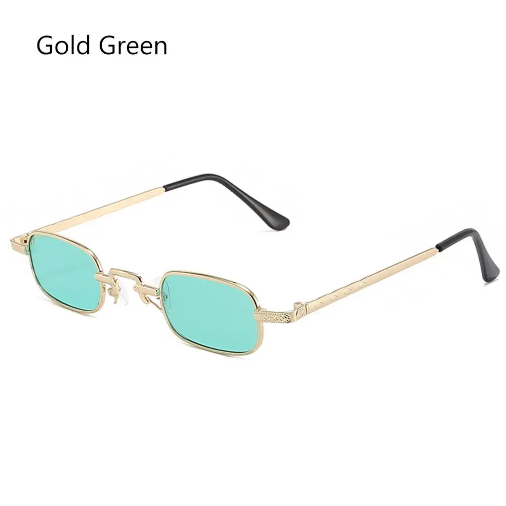 Retro Metal Frame Sunglasses with UV Protection 9 Retro Metal Frame Sunglasses with UV Protection - Image 9