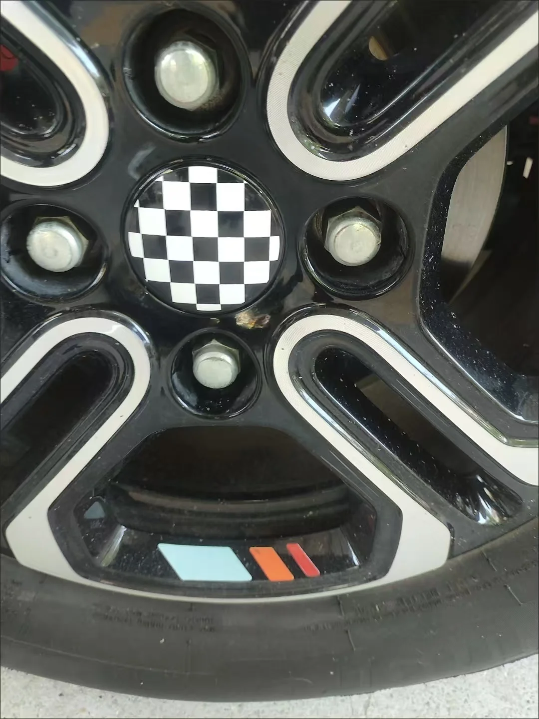 Mini Aluminum Hub Cover Stickers 56/60/65mm 6 Mini Aluminum Hub Cover Stickers 56/60/65mm - Image 6