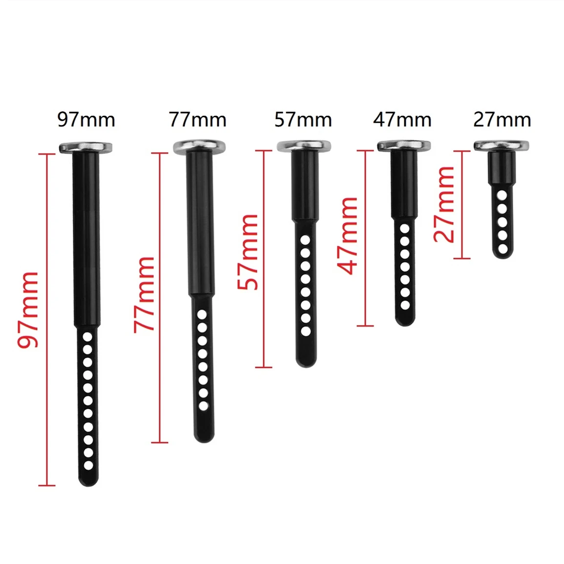 RC Aluminum Body Post Mounts for Axial SCX10 II 2 RC Aluminum Body Post Mounts for Axial SCX10 II - Image 2