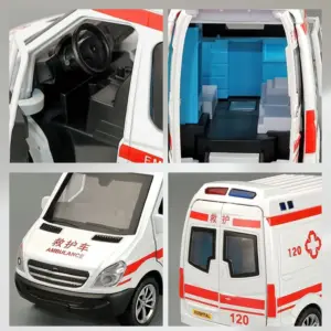 1:32 Scale Ambulance Model for Collectors 11 Sd62f9f9b87a34572bf4aeedccf81fb58N