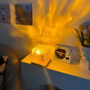 Water Ripple Night Light with Remote Control